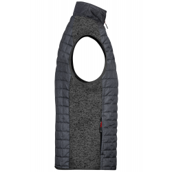 JN740 Men's Knitted Hybrid Vest