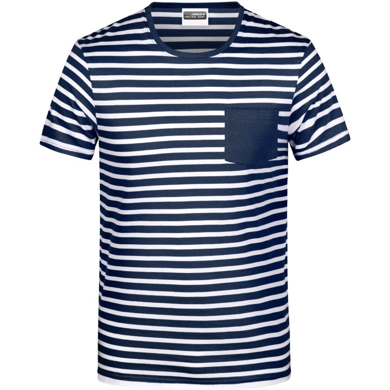 8028 Men's T-Shirt Striped