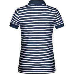 8029 Ladies' Polo Striped