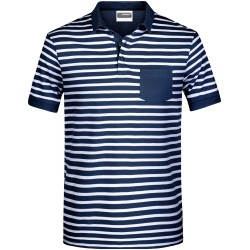 8030 Men's Polo Striped