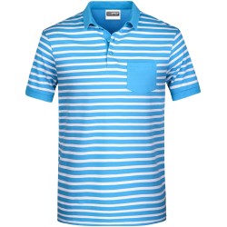 8030 Men's Polo Striped