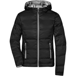 JN1151 Ladies' Hooded Down Jacket