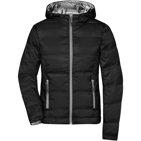 JN1151 Ladies' Hooded Down Jacket