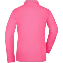 JN180 Ladies' Elastic Polo Long-Sleeved