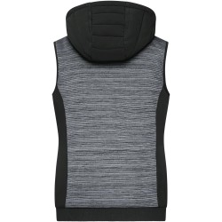 JN1847 Ladies' Padded Hybrid Vest