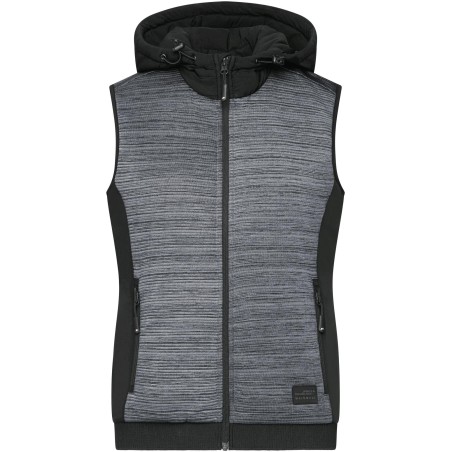 JN1847 Ladies' Padded Hybrid Vest