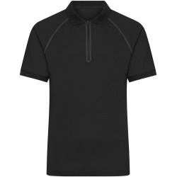 JN1308 Men's Zip-Polo