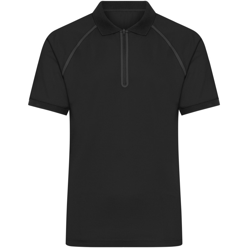 JN1308 Men's Zip-Polo