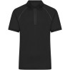 JN1308 Men's Zip-Polo