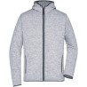 JN589 Men's Knitted Fleece Hoody