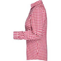 JN616 Ladies' Checked Blouse