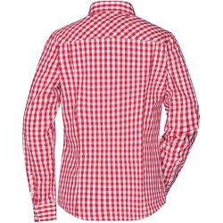 JN616 Ladies' Checked Blouse