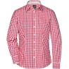 JN616 Ladies' Checked Blouse