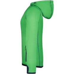 JN570 Ladies' Hooded Fleece