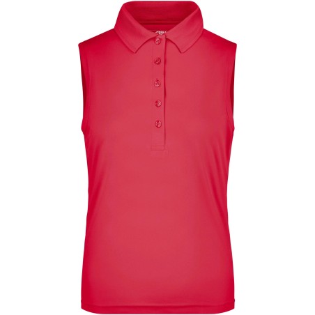 JN575 Ladies' Active Polo Sleeveless