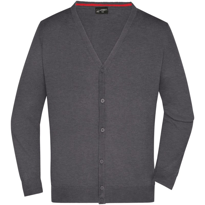 JN661 Men's V-Neck Cardigan