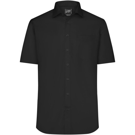 JN684 Men's Shirt Shortsleeve Micro-Twill