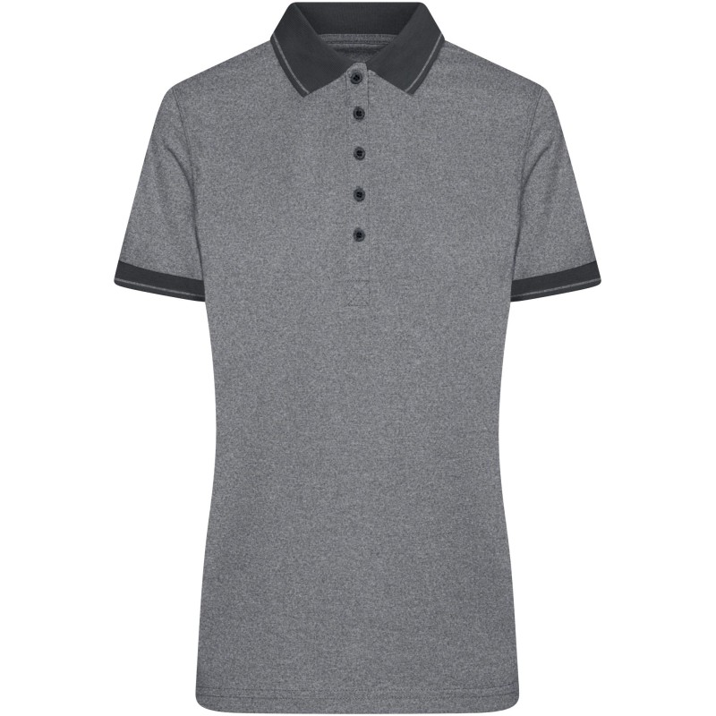 JN705 Ladies' Heather Polo