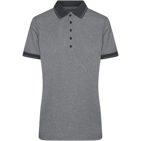 JN705 Ladies' Heather Polo