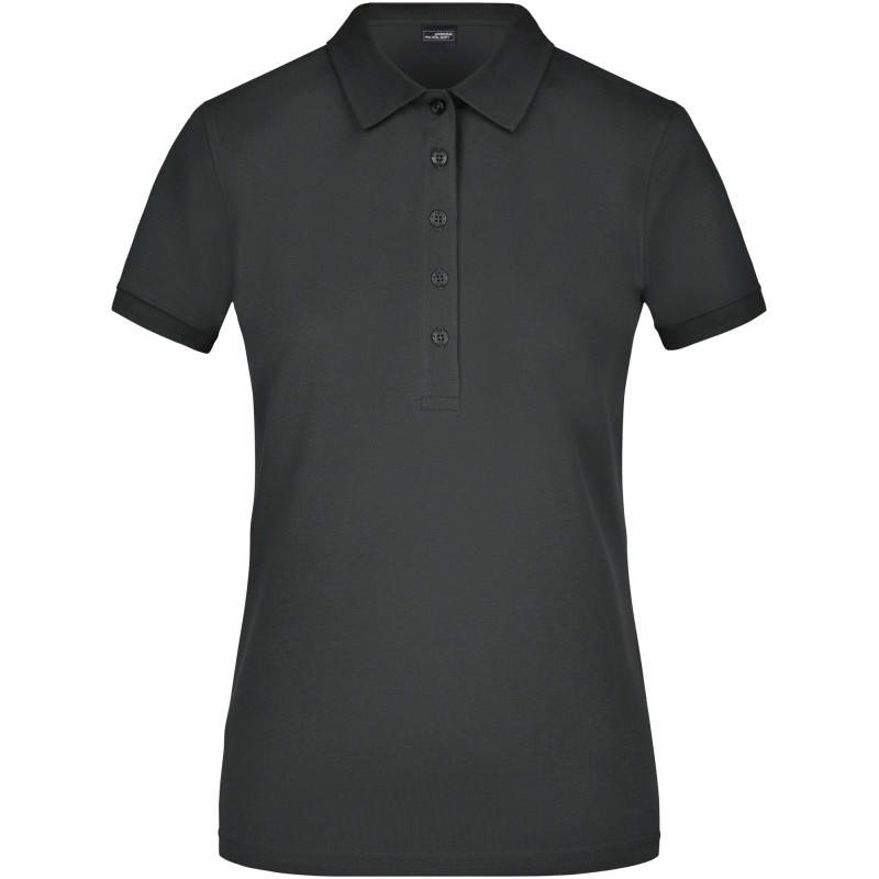 JN709 Ladies' Elastic Polo Piqué