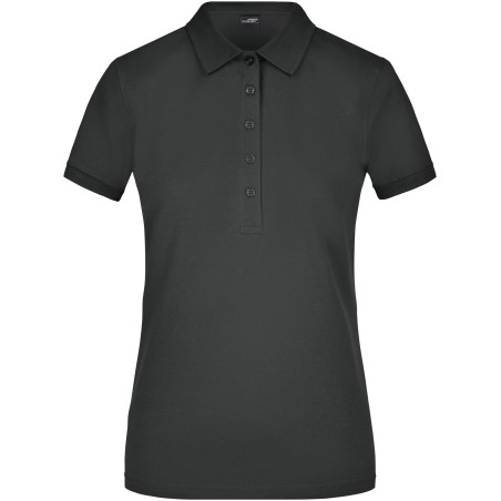 JN709 Ladies' Elastic Polo Piqué