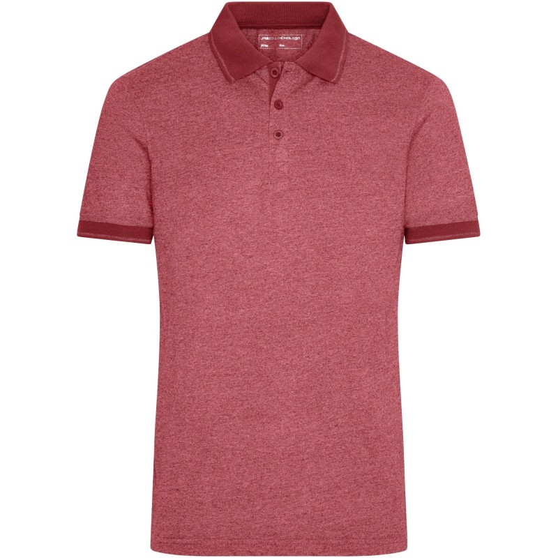 JN706 Men's Heather Polo