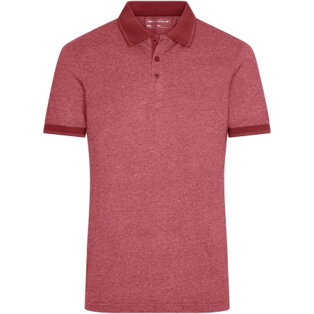 JN706 Men's Heather Polo