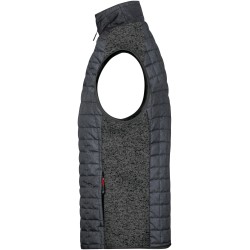 JN740 Men's Knitted Hybrid Vest