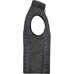 JN740 Men's Knitted Hybrid Vest