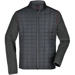 JN742 Men's Knitted Hybrid Jacket