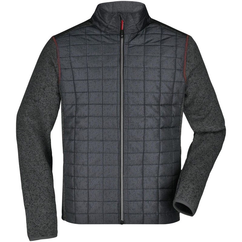 JN742 Men's Knitted Hybrid Jacket