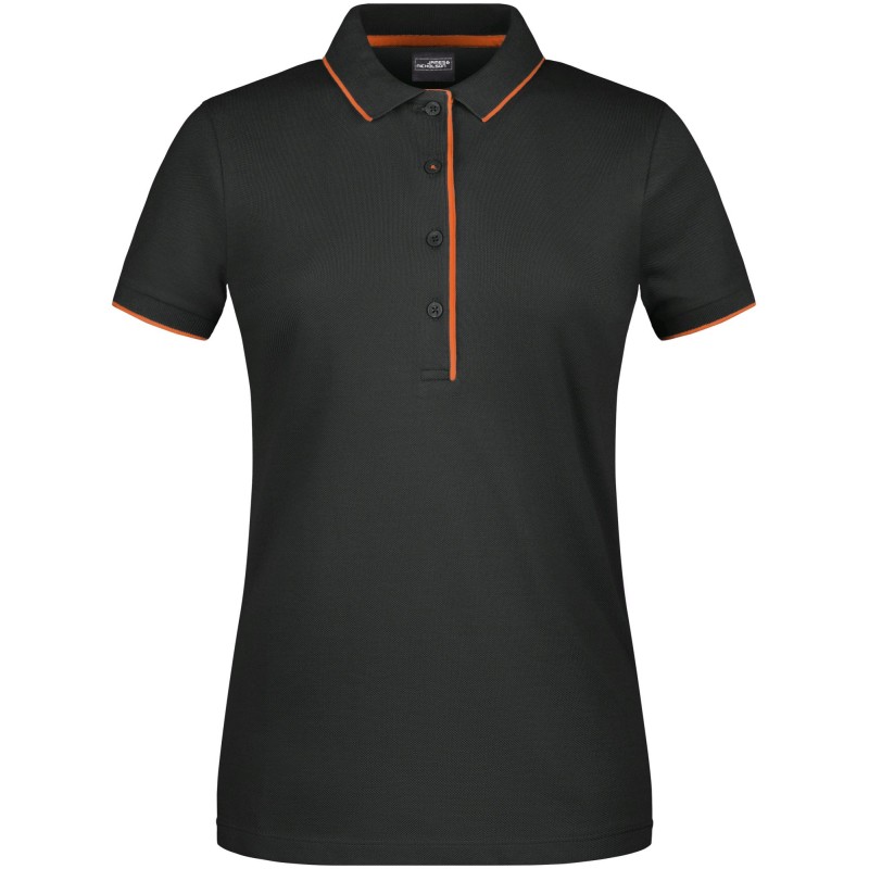 JN727 Ladies' Polo Stripe