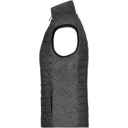 JN739 Ladies' Knitted Hybrid Vest