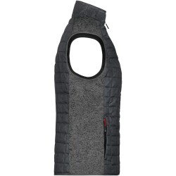 JN739 Ladies' Knitted Hybrid Vest