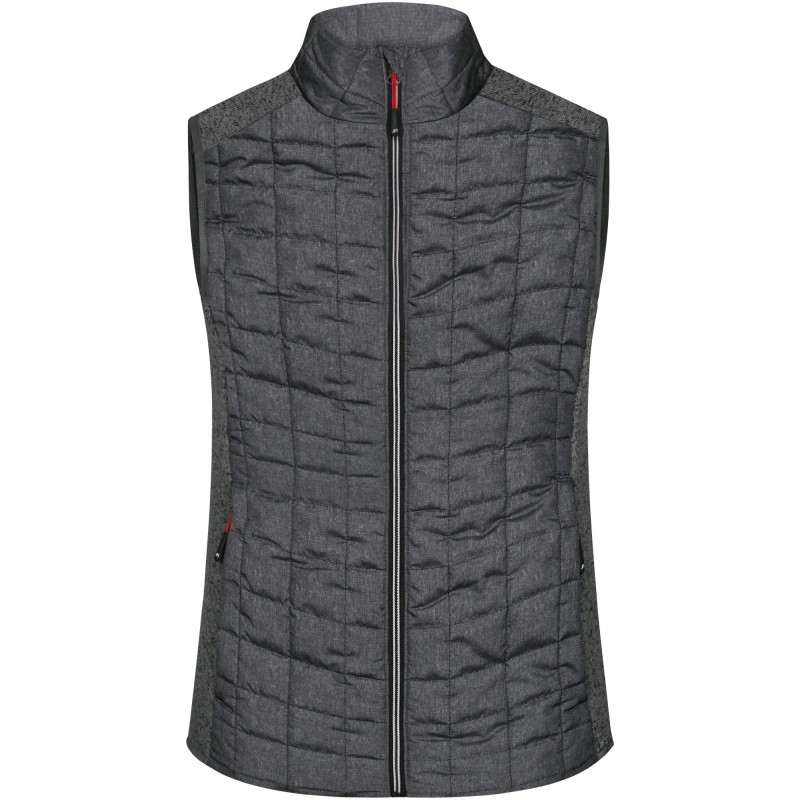 JN739 Ladies' Knitted Hybrid Vest