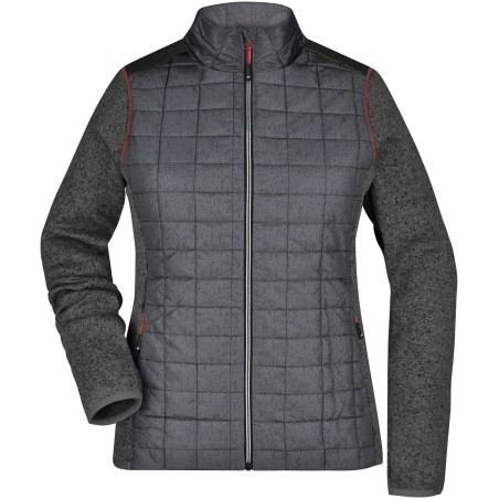 JN741 Ladies' Knitted Hybrid Jacket