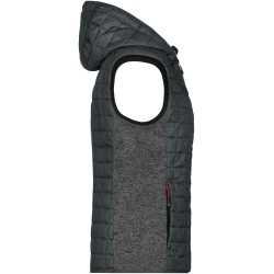 JN767 Ladies' Knitted Hybrid Vest