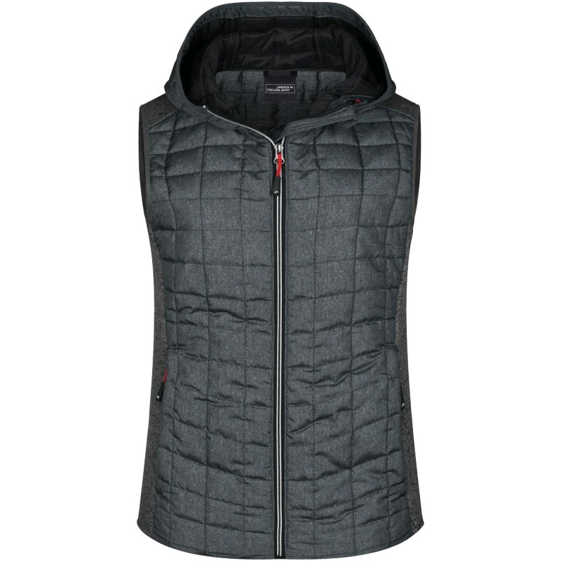 JN767 Ladies' Knitted Hybrid Vest