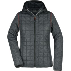 JN771 Ladies' Knitted Hybrid Jacket