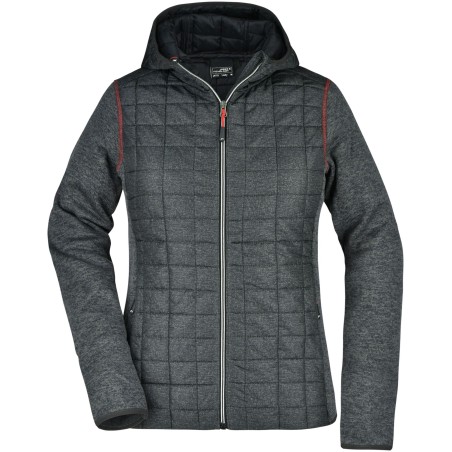 JN771 Ladies' Knitted Hybrid Jacket