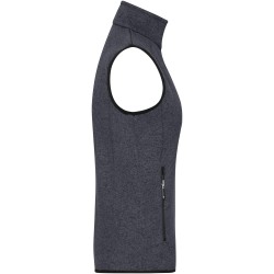 JN773 Ladies' Knitted Fleece Vest