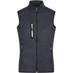 JN773 Ladies' Knitted Fleece Vest