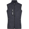 JN773 Ladies' Knitted Fleece Vest