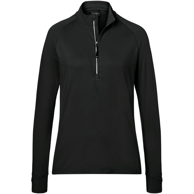 JN787 Ladies' Sports Shirt Halfzip