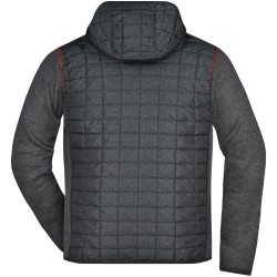 JN772 Men's Knitted Hybrid Jacket