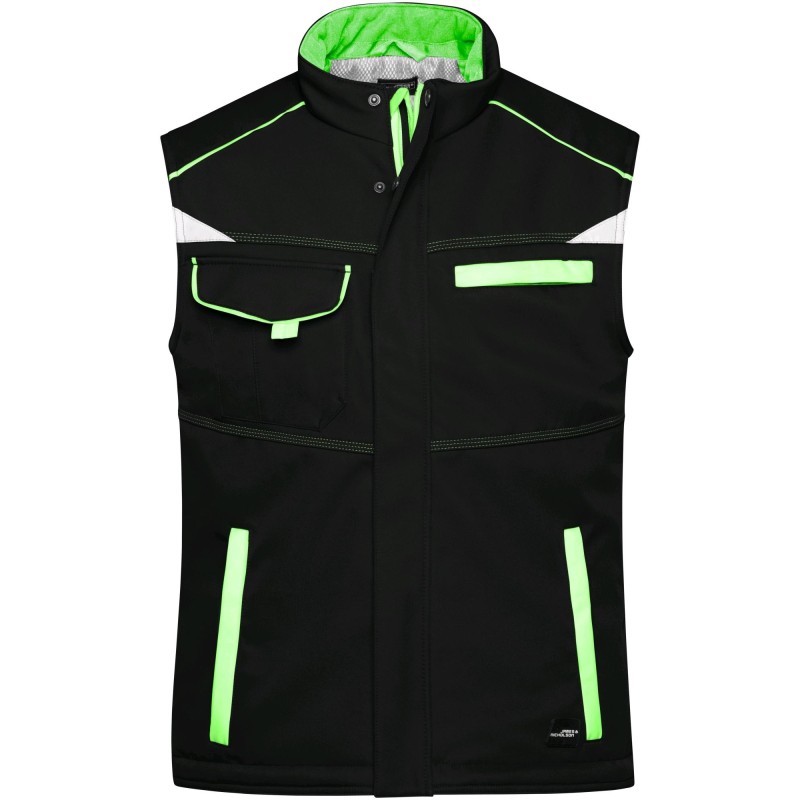 JN854 Workwear Softshell Padded Vest - COLOR -