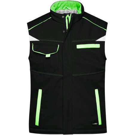 JN854 Workwear Softshell Padded Vest - COLOR -