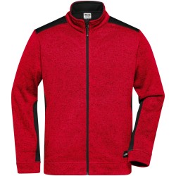 JN862 Men's Knitted Workwear Fleece Jacket - STRONG -