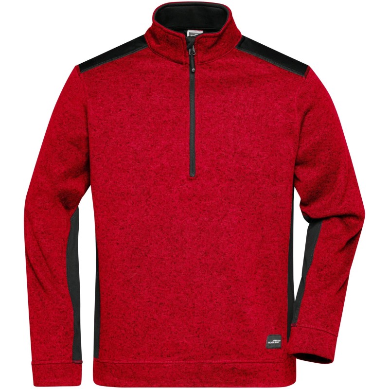 JN864 Men's Knitted Workwear Fleece Half-Zip - STRONG -