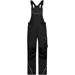 JN879 Workwear Pants with Bib - SOLID -